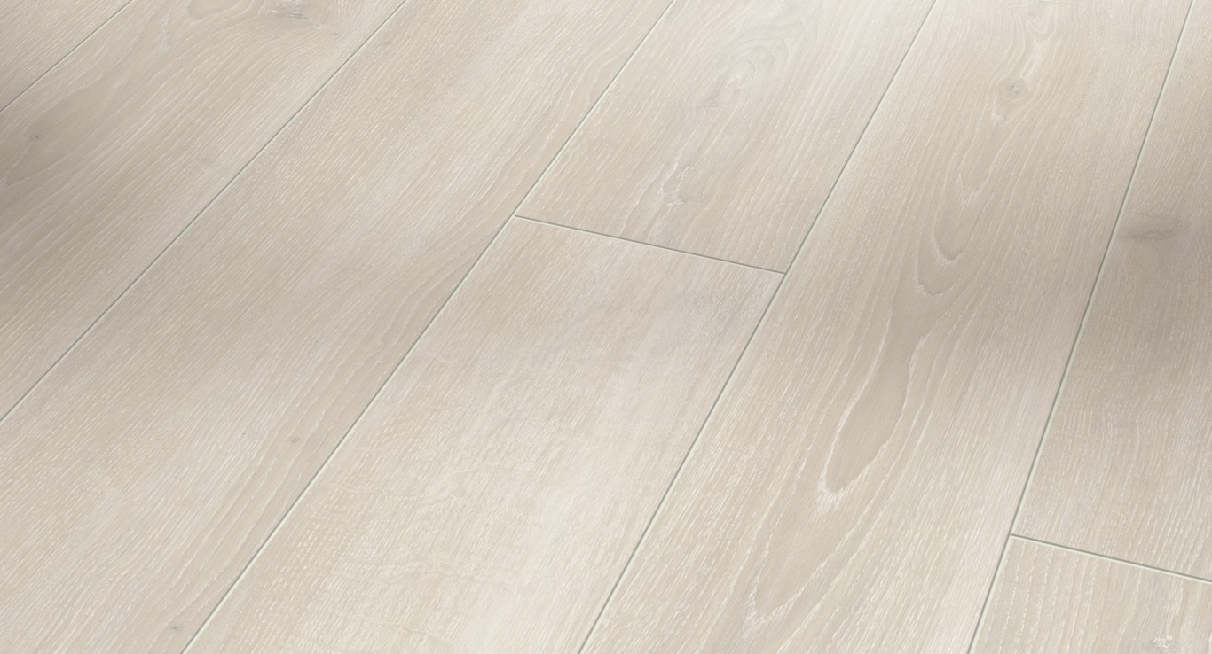 Ламинат Parador Classic 1050V Дуб Скайлайн белый 1601447 1285×194×8